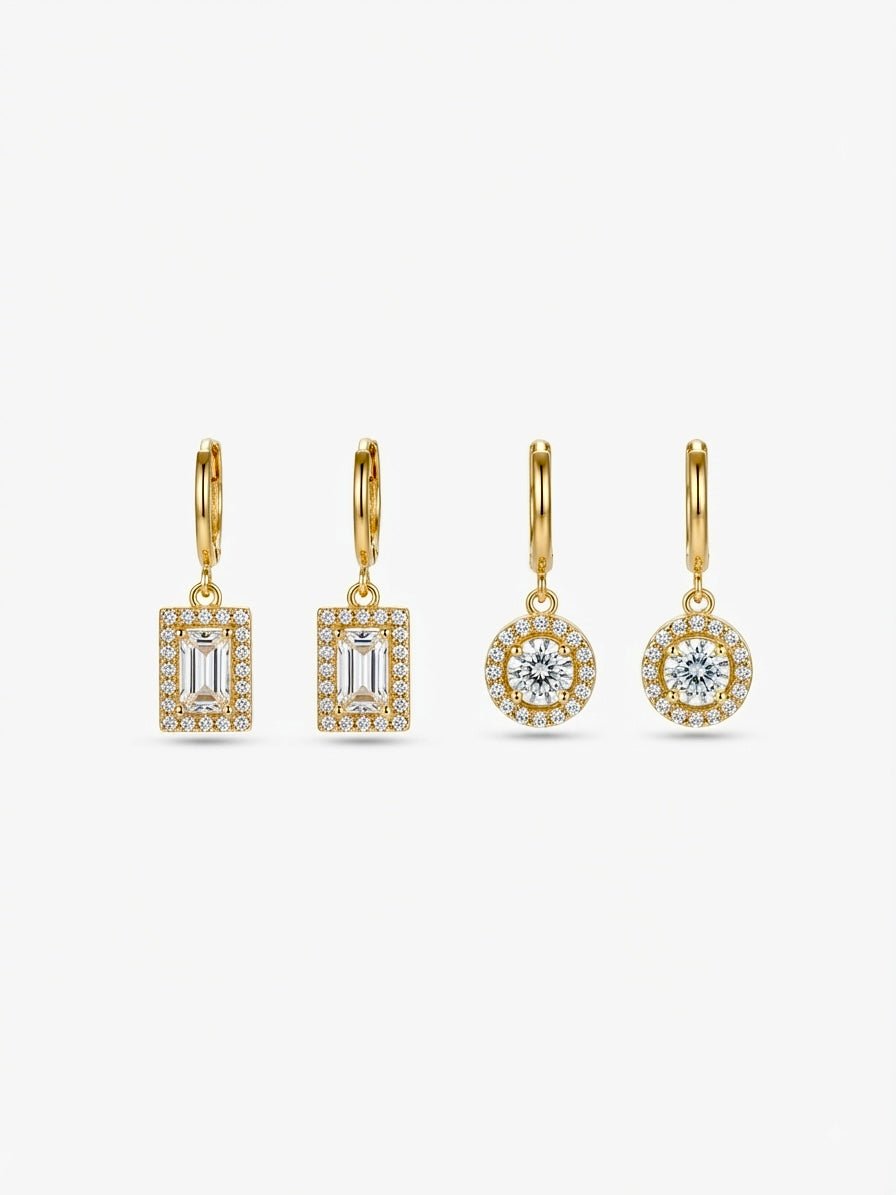 Pendientes Aro con diamantes
